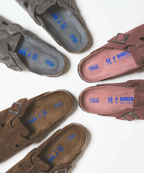 417 EDIFICE(フォーワンセブンエディフィス)の「限定 BIRKENSTOCK / ビルケンシュトック Boston SFB Narrow(サンダル・メンズ・チャコールグレー/ピンク/ブラウン・43/42/41/40/44)」の12枚目の写真