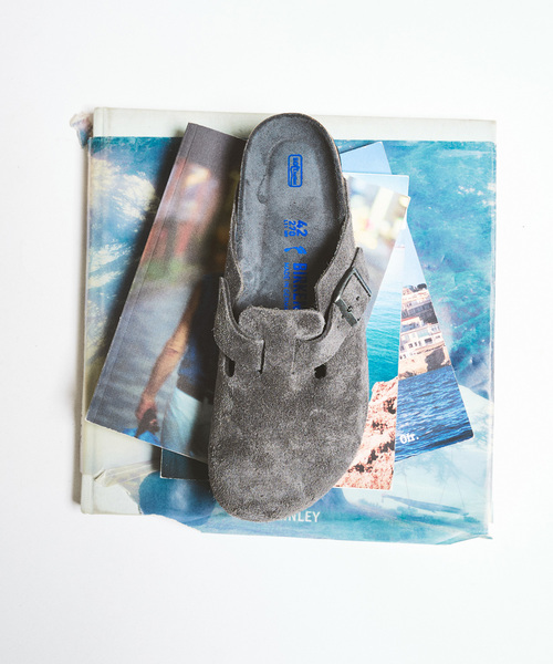 417 EDIFICE(フォーワンセブンエディフィス)の「限定 BIRKENSTOCK / ビルケンシュトック Boston SFB Narrow(サンダル・メンズ・チャコールグレー/ピンク/ブラウン・43/42/41/40/44)」の14枚目の写真