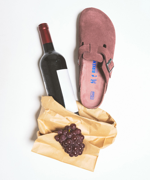 417 EDIFICE(フォーワンセブンエディフィス)の「限定 BIRKENSTOCK / ビルケンシュトック Boston SFB Narrow(サンダル・メンズ・チャコールグレー/ピンク/ブラウン・43/42/41/40/44)」の15枚目の写真