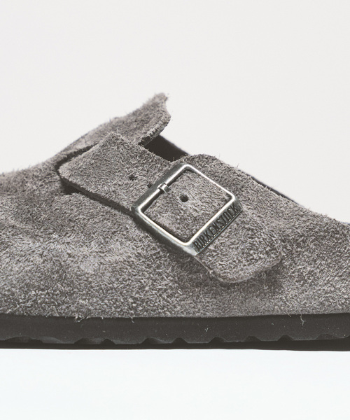 417 EDIFICE(フォーワンセブンエディフィス)の「限定 BIRKENSTOCK / ビルケンシュトック Boston SFB Narrow(サンダル・メンズ・チャコールグレー/ピンク/ブラウン・43/42/41/40/44)」の17枚目の写真