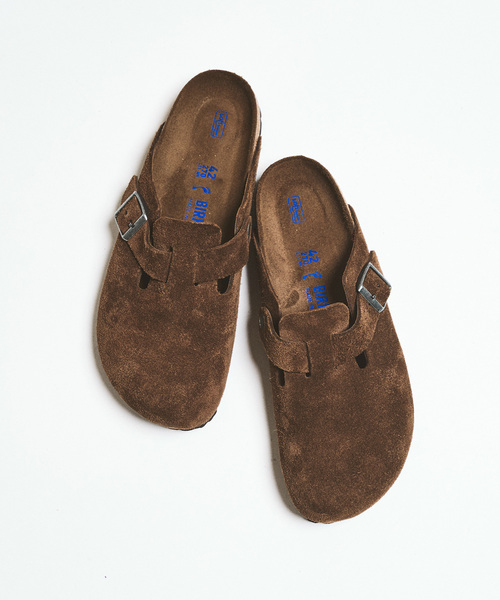 417 EDIFICE(フォーワンセブンエディフィス)の「限定 BIRKENSTOCK / ビルケンシュトック Boston SFB Narrow(サンダル・メンズ・チャコールグレー/ピンク/ブラウン・43/42/41/40/44)」の18枚目の写真