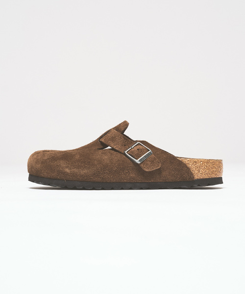 417 EDIFICE(フォーワンセブンエディフィス)の「限定 BIRKENSTOCK / ビルケンシュトック Boston SFB Narrow(サンダル・メンズ・チャコールグレー/ピンク/ブラウン・43/42/41/40/44)」の19枚目の写真