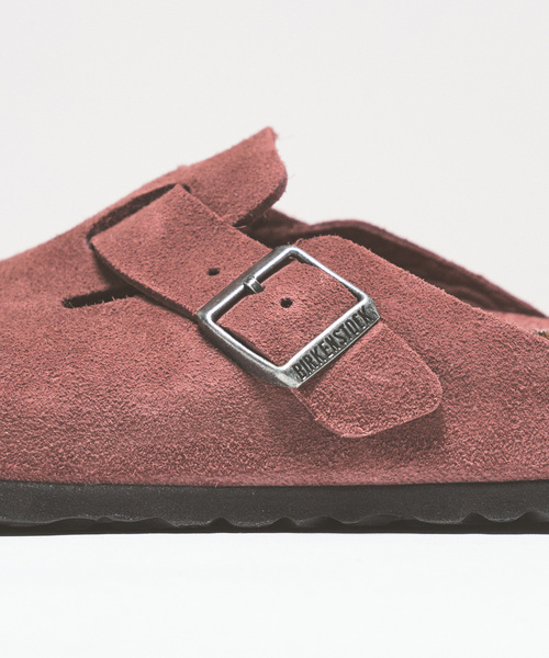 417 EDIFICE(フォーワンセブンエディフィス)の「限定 BIRKENSTOCK / ビルケンシュトック Boston SFB Narrow(サンダル・メンズ・チャコールグレー/ピンク/ブラウン・43/42/41/40/44)」の22枚目の写真