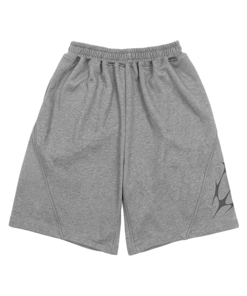 CRIGUN(クリガン)の「CRG BERMUDA SWEAT PANTS (2color)(その他パンツ・レディース・ブラック/ミックスグレー・MEDIUM/LARGE/X-LARGE)」の2枚目の写真