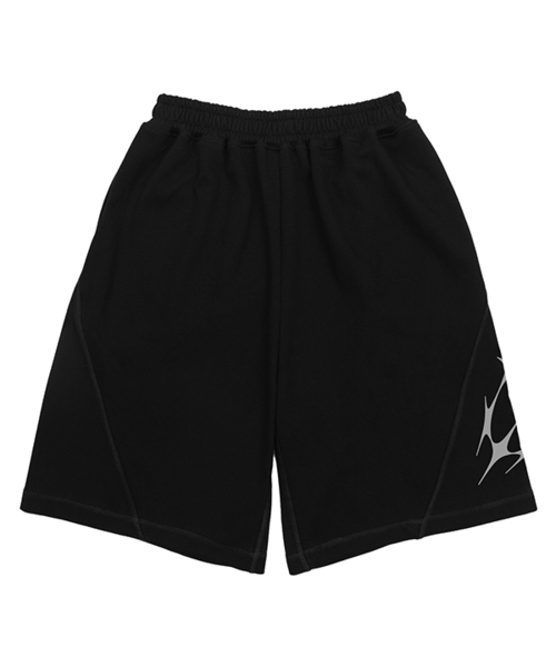 CRIGUN(クリガン)の「CRG BERMUDA SWEAT PANTS (2color)(その他パンツ・レディース・ブラック/ミックスグレー・MEDIUM/LARGE/X-LARGE)」の1枚目の写真
