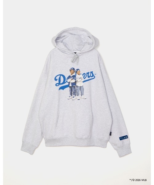 APPLEBUM(アップルバム)の「“DODGERS BOYZ” Hoodie(パーカー・メンズ・アッシュ・MEDIUM/XX-LARGE/X-LARGE/LARGE)」の1枚目の写真