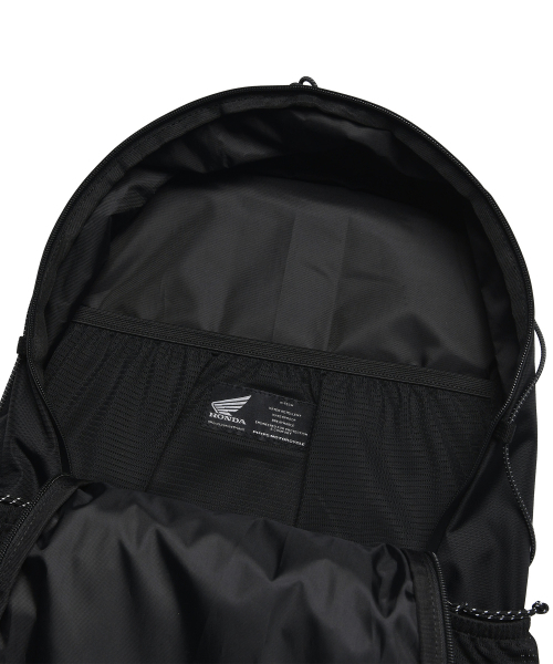 PHYPS MOTORCYCLE(フィップスモーターサイクル)の「Nylon Zipper Pocket Backpack Black(バックパック/リュック・メンズ・その他・FREE)」の8枚目の写真