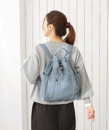 ROOTOTE（ルートート）の「ルートート / リュック 2way トートバッグ A4 撥水 軽量 通勤 通学 マザーズバッグ SC.セオルー.ドローストリング-B（バックパック/リュック）」