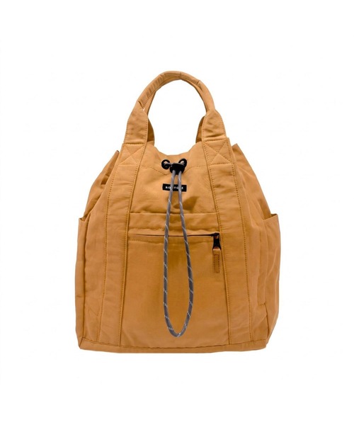 ROOTOTE(ルートート)の「ルートート / リュック 2way トートバッグ A4 撥水 軽量 通勤 通学 マザーズバッグ SC.セオルー.ドローストリング-B(バックパック/リュック・レディース・グレー/レッド/ブラック/タン・FREE)」の3枚目の写真