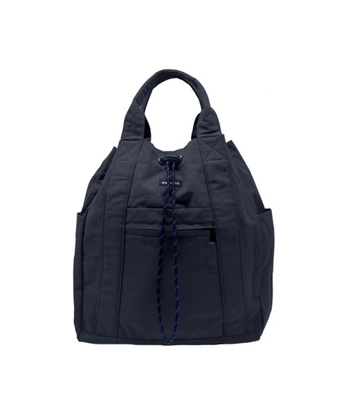 ROOTOTE(ルートート)の「ルートート / リュック 2way トートバッグ A4 撥水 軽量 通勤 通学 マザーズバッグ SC.セオルー.ドローストリング-B(バックパック/リュック・レディース・グレー/レッド/ブラック/タン・FREE)」の2枚目の写真