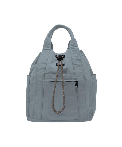 ROOTOTE(ルートート)の「ルートート / リュック 2way トートバッグ A4 撥水 軽量 通勤 通学 マザーズバッグ SC.セオルー.ドローストリング-B(バックパック/リュック・レディース・グレー/レッド/ブラック/タン・FREE)」の5枚目の写真