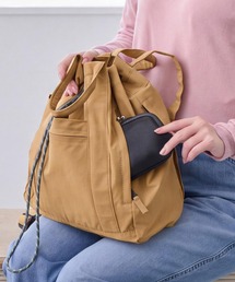ROOTOTE（ルートート）の「ルートート / リュック 2way トートバッグ A4 撥水 軽量 通勤 通学 マザーズバッグ SC.セオルー.ドローストリング-B（バックパック/リュック）」