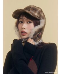 EMODA | 【Monchhichi×EMODA】チェックイヤーフラップキャップ(キャップ)
