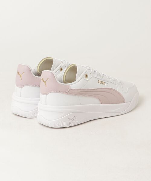 PUMA（プーマ）の「プーマ PUMA コートバエ（スニーカー・レディース・ホワイト×ピンク・23.0cm/23.5cm/24.0cm/24.5cm/25.0cm）」の2枚目の写真