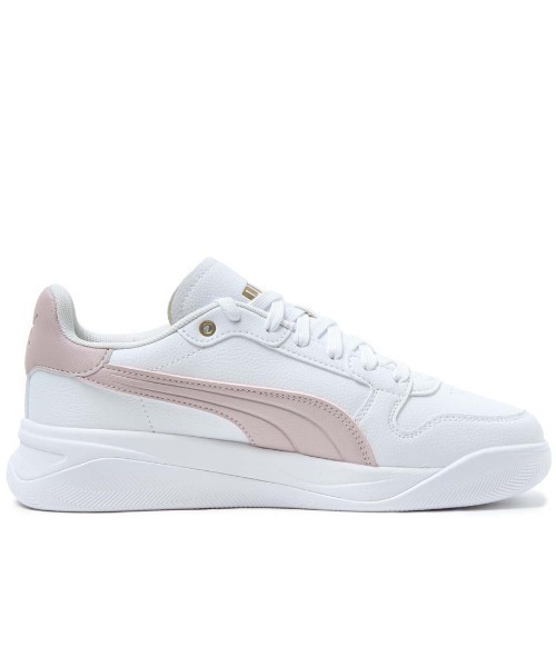 PUMA（プーマ）の「プーマ PUMA コートバエ（スニーカー・レディース・ホワイト×ピンク・23.0cm/23.5cm/24.0cm/24.5cm/25.0cm）」の4枚目の写真