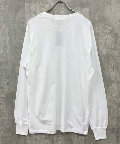 SHISKY(シスキー)の「ヘンリーネック ちょいBIGロンT(846-103)(Tシャツ/カットソー・メンズ・オートミール/杢グレー/チャコールグレー/ネイビー/ブラック/オフホワイト・M/L/XL)」の20枚目の写真