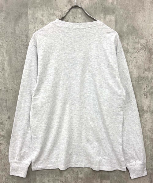 SHISKY(シスキー)の「ヘンリーネック ちょいBIGロンT(846-103)(Tシャツ/カットソー・メンズ・オートミール/杢グレー/チャコールグレー/ネイビー/ブラック/オフホワイト・M/L/XL)」の10枚目の写真