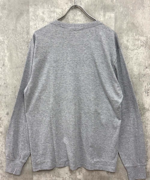 SHISKY(シスキー)の「ヘンリーネック ちょいBIGロンT(846-103)(Tシャツ/カットソー・メンズ・オートミール/杢グレー/チャコールグレー/ネイビー/ブラック/オフホワイト・M/L/XL)」の12枚目の写真