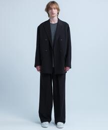 new basic WOOL SILK LINEN DOUBLE JACKET
