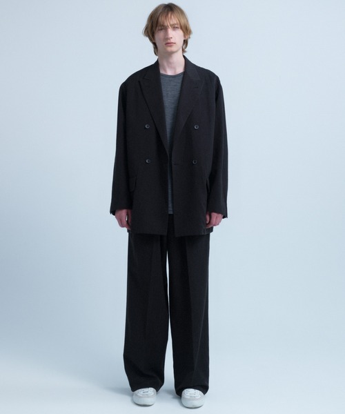 URBAN RESEARCH(アーバンリサーチ)の「new basic WOOL SILK LINEN DOUBLE JACKET(テーラードジャケット・メンズ・ブラウン・MEDIUM/LARGE)」の1枚目の写真
