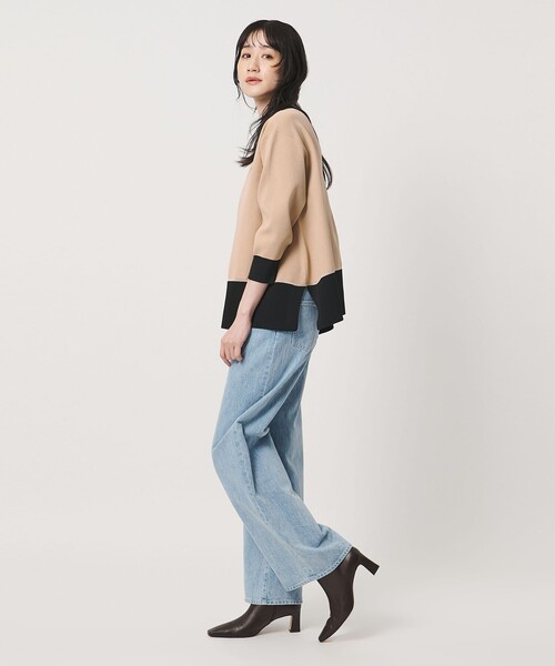 UNITED ARROWS(ユナイテッドアローズ)の「8分袖 ミニマル 2WAY カーディガン ‐ウォッシャブル‐(カーディガン/ボレロ・レディース・ダークグレー/ネイビー/ベージュ・FREE)」の7枚目の写真