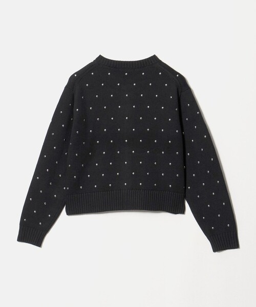 BEAUTY&YOUTH UNITED ARROWS(ビューティーアンドユースユナイテッドアローズ)の「メタルパーツ クルーネック カーディガン ウォッシャブル(カーディガン/ボレロ・レディース・ブラック/グレー系・FREE)」の13枚目の写真