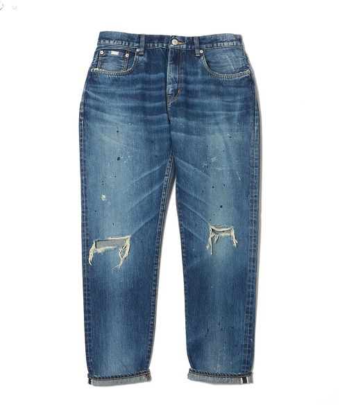CRIMIE(クライミー)の「BORN FREE TAPERED AUTHENTIC SELVEDGE GARAGE USED JEANS - INDIGO MADE IN JAPAN(デニムパンツ・メンズ・インディゴブルー・XXL/XL/L/M/S)」の3枚目の写真