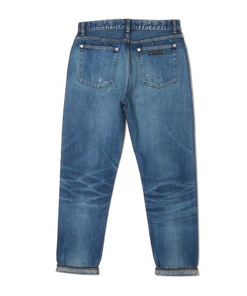 CRIMIE(クライミー)の「BORN FREE TAPERED AUTHENTIC SELVEDGE GARAGE USED JEANS - INDIGO MADE IN JAPAN(デニムパンツ・メンズ・インディゴブルー・XXL/XL/L/M/S)」の4枚目の写真
