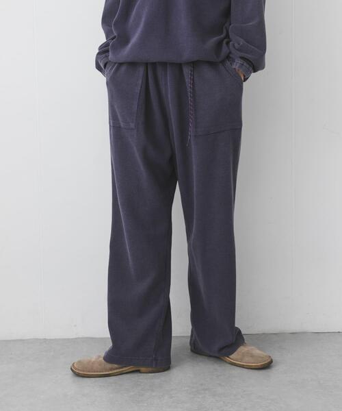 URBAN RESEARCH Sonny Label(アーバンリサーチサニーレーベル)の「ヴィンテージライクワッフルイージーパンツ(その他パンツ・メンズ・ブラック/ネイビー・MEDIUM/LARGE)」の2枚目の写真