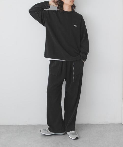 URBAN RESEARCH Sonny Label(アーバンリサーチサニーレーベル)の「ヴィンテージライクワッフルイージーパンツ(その他パンツ・メンズ・ブラック/ネイビー・MEDIUM/LARGE)」の4枚目の写真