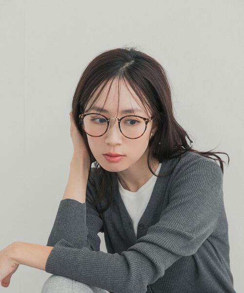 URBAN RESEARCH DOORS(アーバンリサーチドアーズ)の「ボストンダテメガネ(メガネ・レディース・ブラウン系その他/ブラック・-)」の2枚目の写真