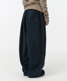 SIGNATURE EMBROIDERY FLEECE PANTS, NAVY