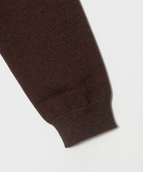 UNITED ARROWS & SONS(ユナイテッドアローズアンドサンズ)の「<UNITED ARROWS & SONS> CHARLIE L/SLV PL/ポロニット(ニット/セーター・メンズ・ダークブラウン/ブラック・S/M/L/XL)」の15枚目の写真