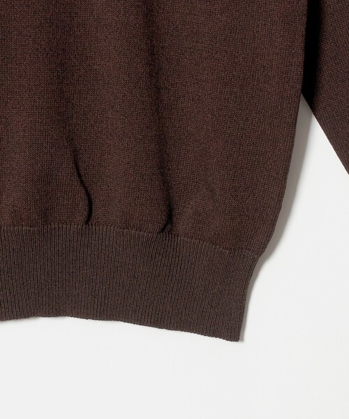UNITED ARROWS & SONS(ユナイテッドアローズアンドサンズ)の「<UNITED ARROWS & SONS> CHARLIE L/SLV PL/ポロニット(ニット/セーター・メンズ・ダークブラウン/ブラック・S/M/L/XL)」の16枚目の写真