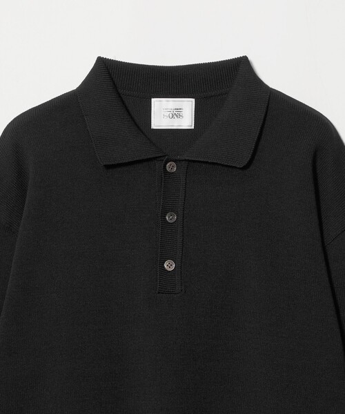UNITED ARROWS & SONS(ユナイテッドアローズアンドサンズ)の「<UNITED ARROWS & SONS> CHARLIE L/SLV PL/ポロニット(ニット/セーター・メンズ・ダークブラウン/ブラック・S/M/L/XL)」の20枚目の写真