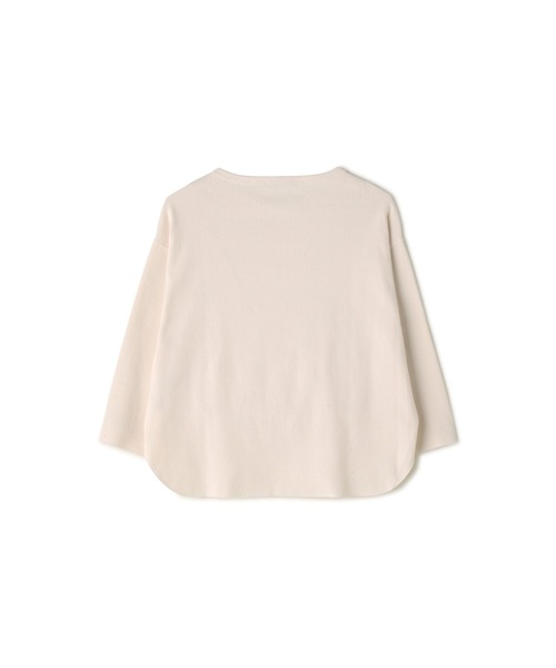 YLEVE（イレーヴ）の「YLEVE / COTTON RIB PULL OVER（Tシャツ/カットソー・レディース・ホワイト・1）」の2枚目の写真
