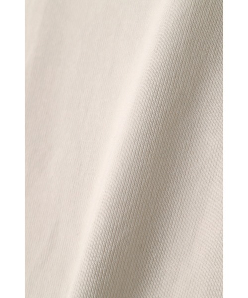 YLEVE（イレーヴ）の「YLEVE / COTTON RIB PULL OVER（Tシャツ/カットソー・レディース・ホワイト・1）」の6枚目の写真