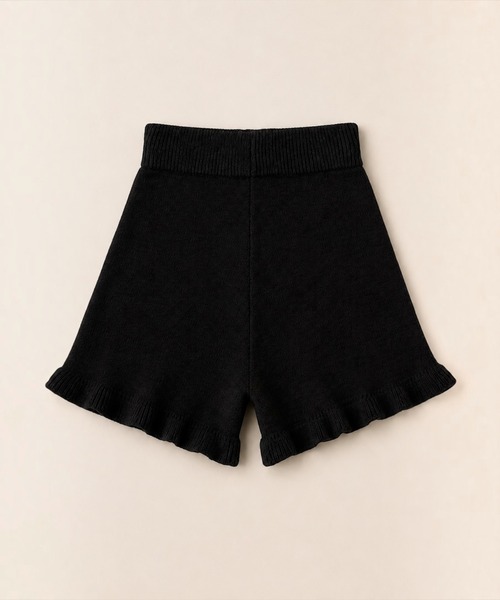 United store(ユナイテッドストア)の「裾フリルニットショートパンツ(その他パンツ・レディース・ダークグレー/ブラック/アイボリー・FREE)」の15枚目の写真