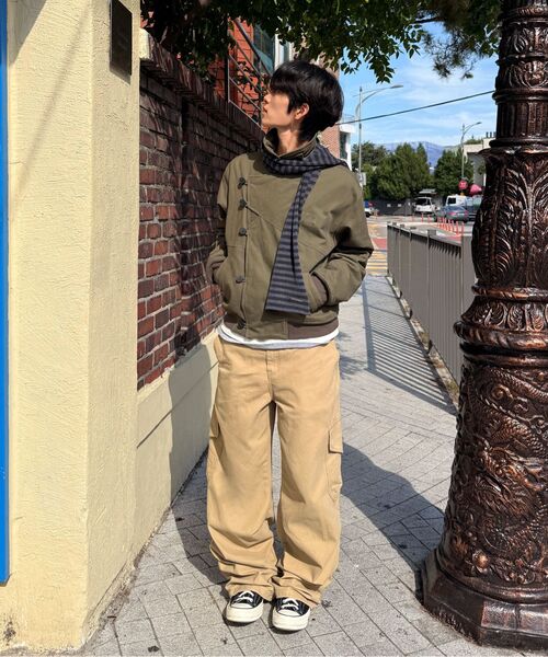 MISEKISEOUL MEN(ミセキソウルメンズ)の「ビッグポケットパラシュートパンツ ベージュ(その他パンツ・メンズ・その他・1/2/3)」の5枚目の写真