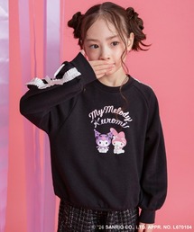 branshes（ブランシェス）の「【サンリオキャラクターズ】マイメロディ&クロミ袖レーストレーナー（スウェット）」
