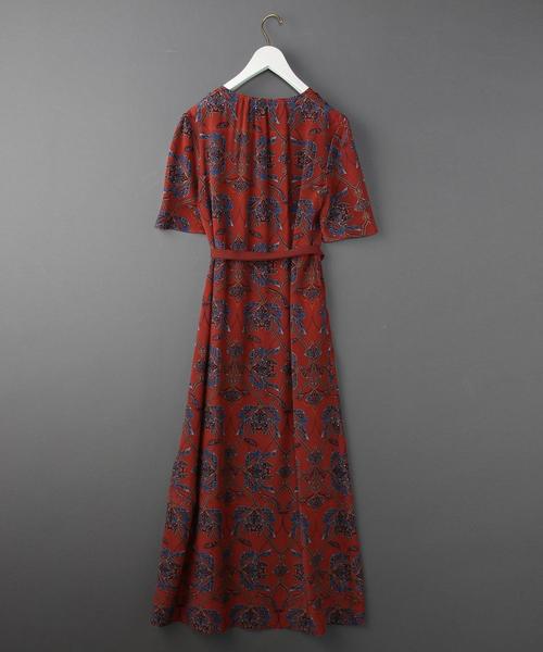 BEAUTY&YOUTH UNITED ARROWS,<6(ROKU)>SILK PRINT ONE PIECE/ワンピース BEAUTY&YOUTH UNITED ARROWS,<6(ROKU)>SILK PRINT ONE PIECE/ワンピース