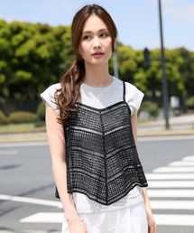 GLOBAL WORK | アソートキャミレイヤー半袖/713157(Tシャツ/カットソー)