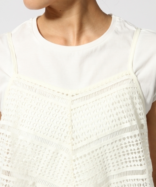 GLOBAL WORK（グローバルワーク）の「アソートキャミレイヤー半袖/713157（Tシャツ/カットソー・レディース・その他/ホワイト/ブラック/ブルー/ネイビー・LARGE/MEDIUM）」の13枚目の写真