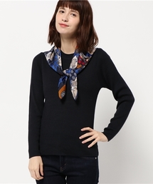 SEVENDAYS=SUNDAY | ・スカーフ付リブニットプルオーバー(ニット/セーター)