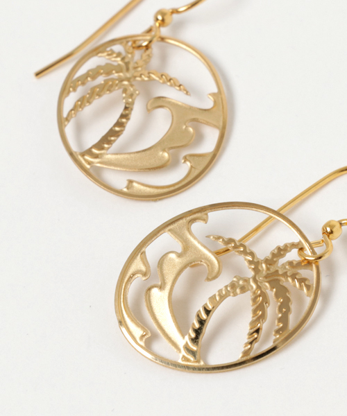 Kahiko(カヒコ)の「【Kahiko】LEIGHTON LAM アイランドピアス(ピアス(両耳用)・レディース・ゴールド/シルバー/ブラック×ゴールド・FREE)」の5枚目の写真