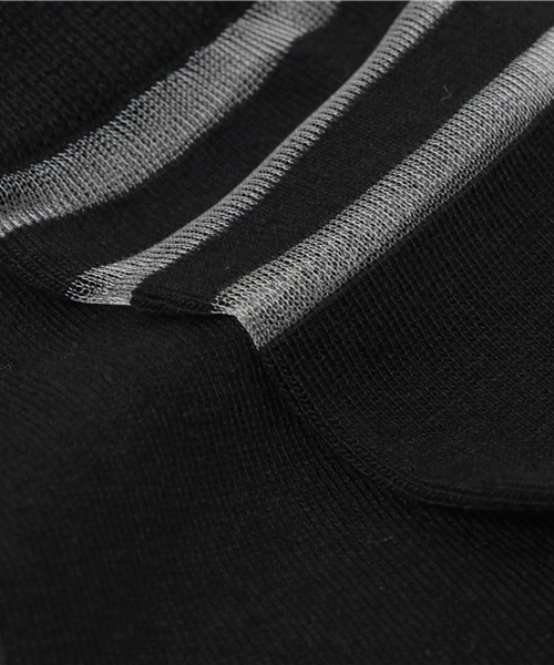 WEGO（ウィゴー）の「WEGO/ラインシースルーソックス（ソックス/靴下・レディース・ホワイト/ブラック・FREE）」の5枚目の写真