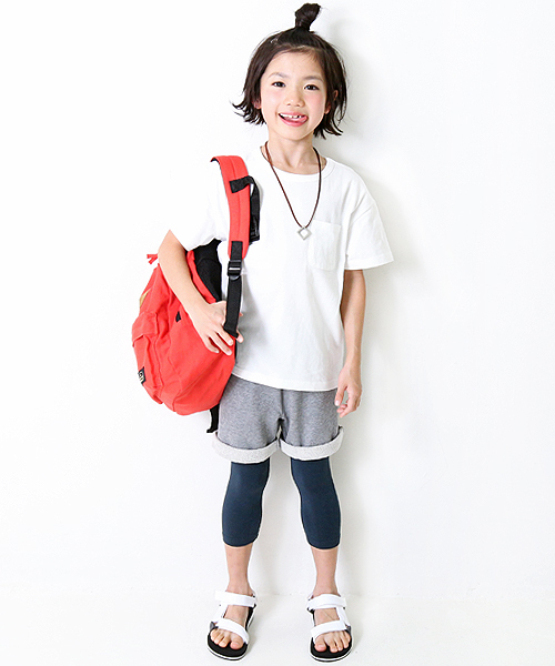 devirock（デビロック）の「BIGシルエット半袖Tシャツ ビッグT BIGTシャツ（Tシャツ/カットソー・キッズ・ホワイト/ブルー/ブラック/カーキ/杢グレー/グリーン系その他/パープル系その他・100cm/110cm/140cm/120cm/130cm/160cm/150cm）」の22枚目の写真