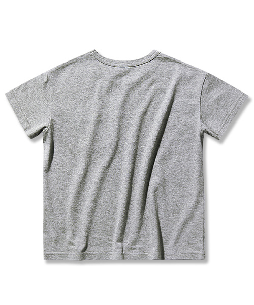 devirock（デビロック）の「BIGシルエット半袖Tシャツ ビッグT BIGTシャツ（Tシャツ/カットソー・キッズ・ホワイト/ブルー/ブラック/カーキ/杢グレー/グリーン系その他/パープル系その他・100cm/110cm/140cm/120cm/130cm/160cm/150cm）」の16枚目の写真