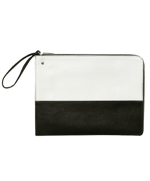 MONO-MART(モノマート)の「PU Leather Square Clutch Bag(クラッチバッグ・メンズ・ブルー系その他/ブラウン/キャメル/レッド/アイボリー/ホワイト×ブラック/ブラウン系その他/ネイビー/ブラック・FREE)」の11枚目の写真