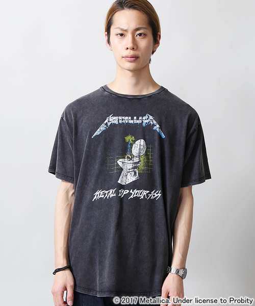 METALLICA(メタリカ)の「∴WEGO/METALLICAラウンドTシャツ(Tシャツ/カットソー・メンズ・ブラック系その他/ブラック・LARGE/MEDIUM)」の17枚目の写真